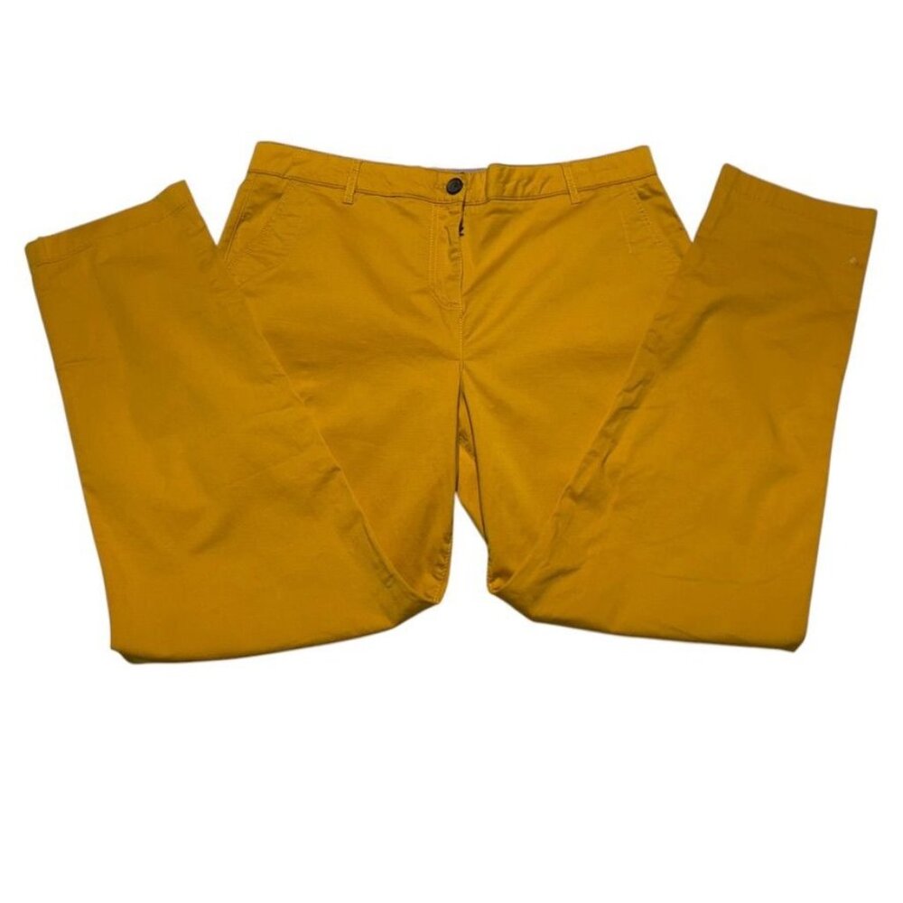 Boden Golden Yellow Straight Leg Pants